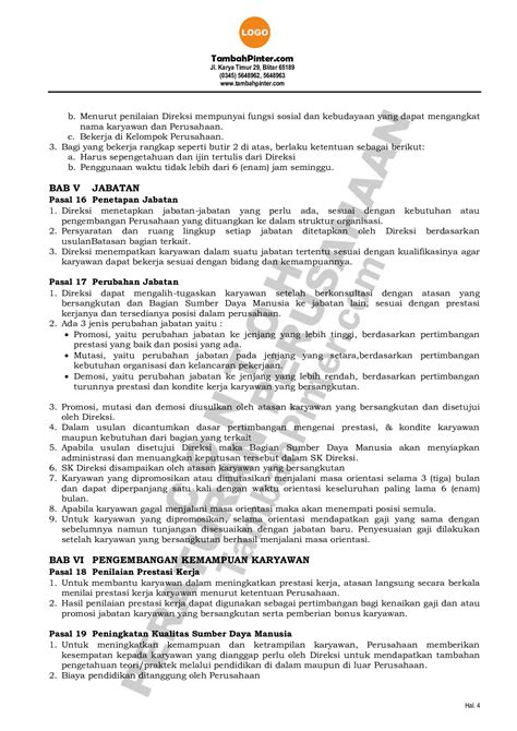 Perubahan Jam Kerja Perusahaan – Coretan