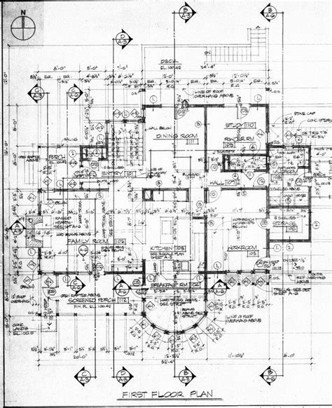 Floor Plan Construction Document Residence Architecture Drawing