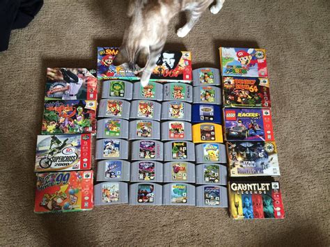 Quick Picture Of My N64 Game Collection Gamecollecting