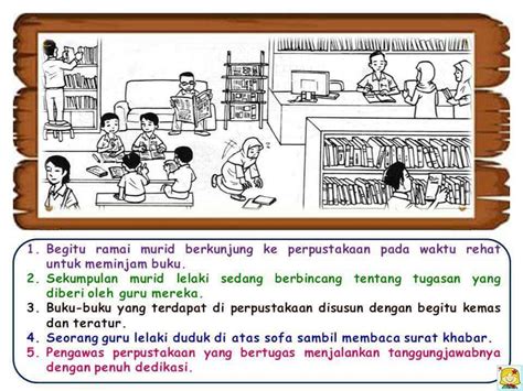 Buku bergambar tanpa perkataan vs dengan perkataan. KOLEKSI JAWAPAN BINA LIMA AYAT UPSR | Malay language ...