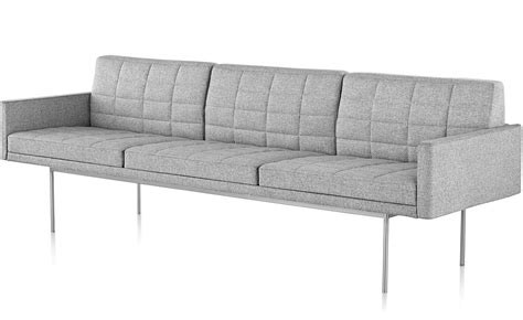 The tuxedo sofa has a lean, low profile. Tuxedo Component Lounge Sofa With Arms - hivemodern.com