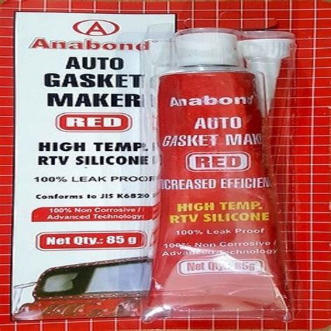 Anabond Auto Rtv Gasket Maker Red High Temp Rtv Silicone Packaging Type Tube At Rs Piece