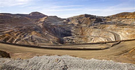 A View Of An Open Pit Mine At Nevada Gold Mines Carlin Operation
