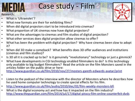 Case Study Film New And Digital Media