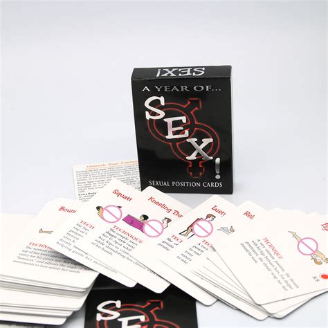 Gf 54pcs Sex Positions Playing Cards Couple Sexy Position Card Sex Toy For Adult Game Buy Sex