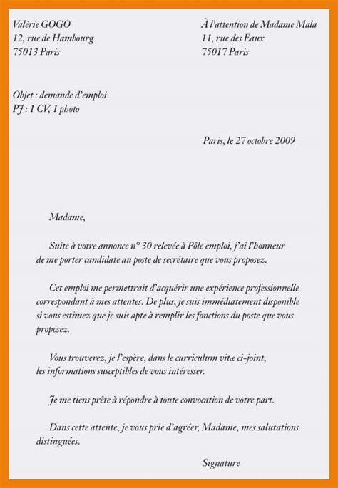 attestation d emploi exemple - Modele de lettre type