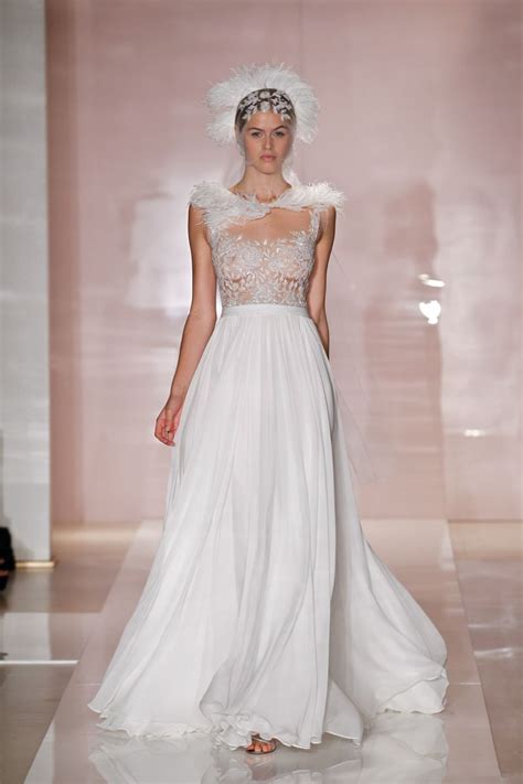 these risqué wedding gowns are for daring brides only reem acra wedding dress best wedding
