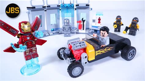 Lego Marvel Iron Man Armory Review And Build Avengers 76167 2020