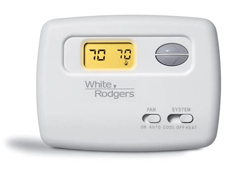 As a leading thermostat provider, our products deliver precise temperature control, improved energy efficiency and quality comfort you can trust. White-Rodgers 1F78-144 Single Stage Non-Programmable Thermostat | eBay