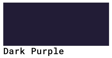 Dark Purple Color Codes The Hex Rgb And Cmyk Values That You Need