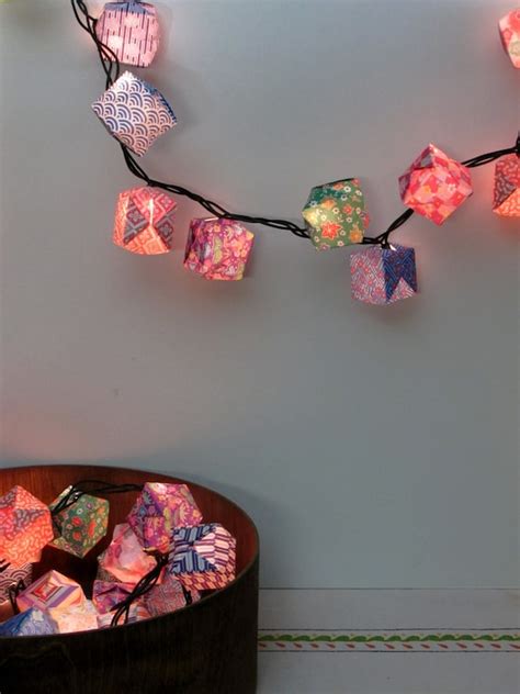 Origami Lanterns Set Of 50 Handmade Paper By Woodsmokeandwool