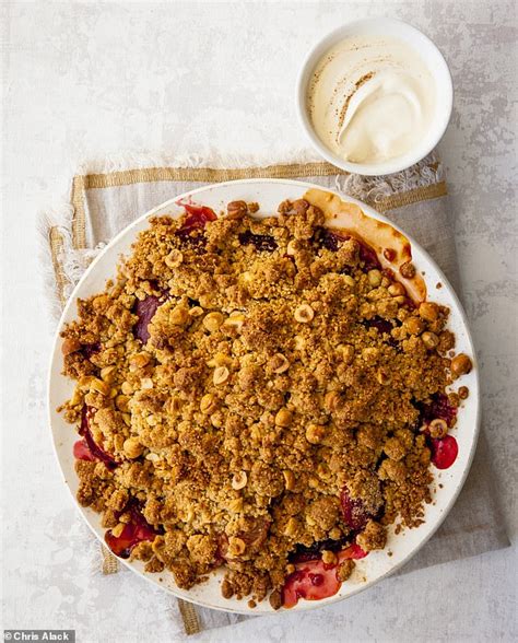 Gingery Plum And Hazelnut Crumble Daily Mail Online