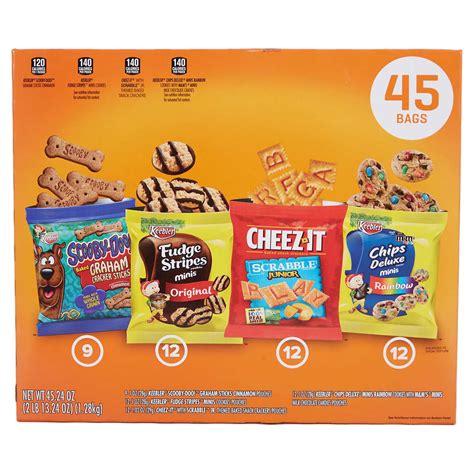 Keebler Cookie And Cracker Variety Pack 45 Count