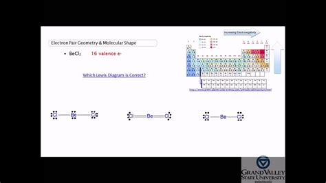 Becl2 Electron Pair Geometry