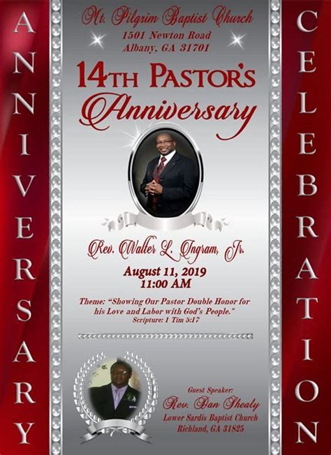 14th Pastors Anniversary Mount Pilgrim Baptist Church Albany August