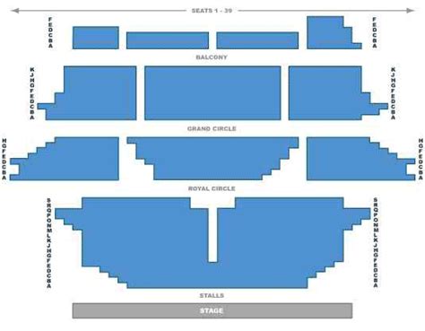 Her Majestys Theatre Seating Plan London Theatre Tickets