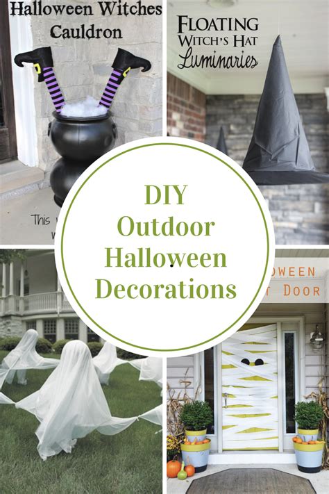 Make your home the most festive one on the block with these easy halloween decorations to diy. DIY Outdoor Halloween Decorations - The Idea Room