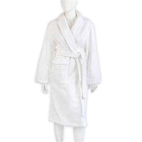 Solid White Terry Robe D Porthault
