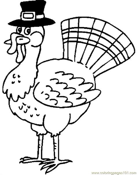 Turkey Outline Printable Coloring Home