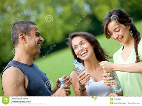 People Drinking Water Royalty Free Stock Photos Image
