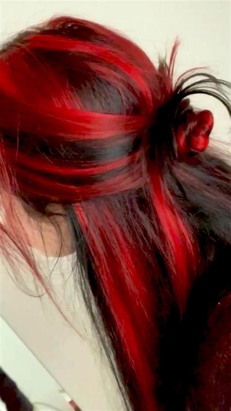 Red Hair Underneath Black On Top Weston Kemp