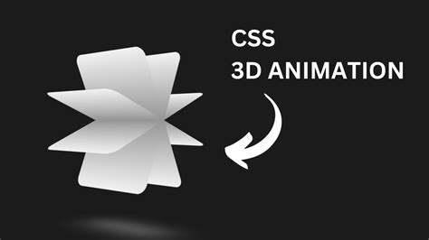 How To Create 3d Rotating Animation Using Html And Css Youtube