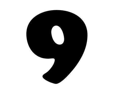 Number 9 Png