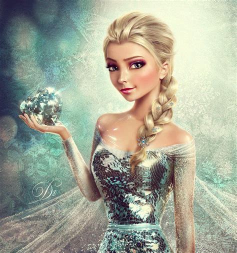 Digital Art By Eva Lagnim Cuded Elsa Frozen Disney Elsa