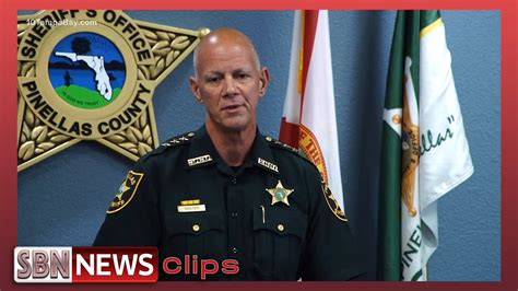 pinellas county sheriff talks arrest of corrections sergeant 5357
