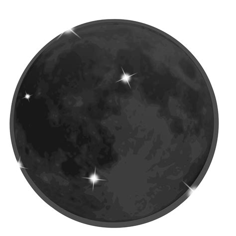 Clipart Weather Icon New Moon