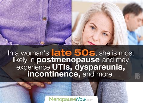 Menopause Symptoms Late 50s Menopause Now