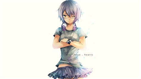 Want to discover art related to anime_blue_hair_and_yellow_eyes? Anime, Anime Girls, Glasses, Meganekko Wallpapers HD / Desktop and Mobile Backgrounds