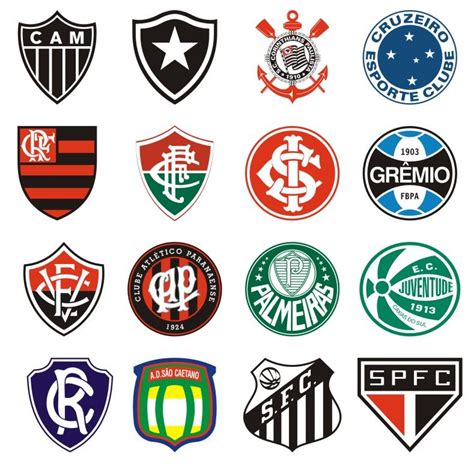 Escudos De Equipos De Fútbol De Brasil Times De Futebol Brasileiro