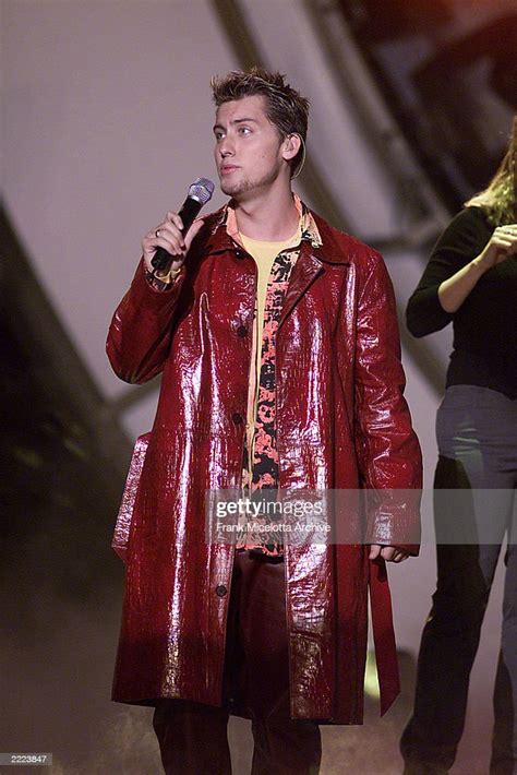 N Syncs Lance Bass At The 43rd Annual Grammy Awards At The Staples