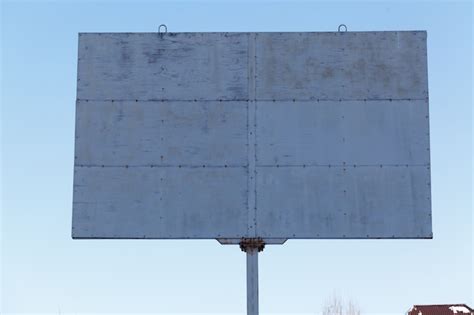 Premium Photo Advertising Billboard On Blue Sky In Urban