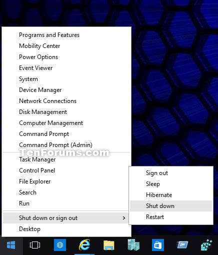 Restart Computer In Windows 10 Tutorials