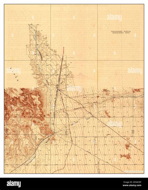 Yucca Arizona Map 1929 162500 United States Of America By Timeless