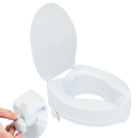 4 High Quality Elevated Toilet Seat With Cover Made Of High Quality