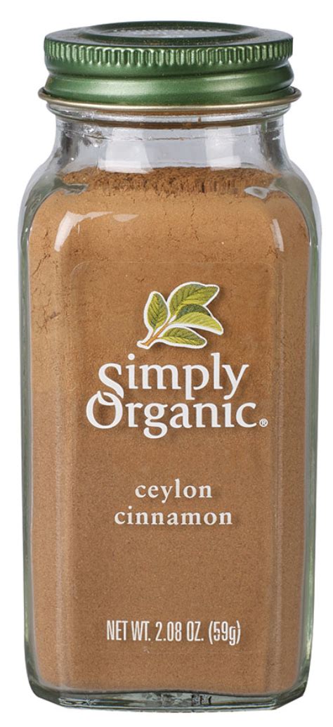 Ceylon Cinnamon By Simply Organic 59g Smoothiesgo
