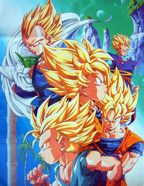 My Photography Of Dragon Ball Z Poster Vintage 1994 Published By Toei Animation Shueisha