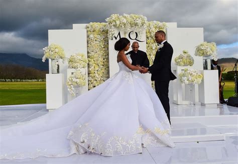 The Beautiful Minnie Dlamini Married Her Sweetheart Quinton Jones