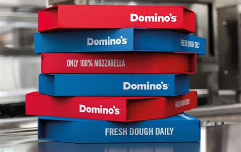 Dominos New Pizza Boxes Another Stripped Back Redesign Creative Review