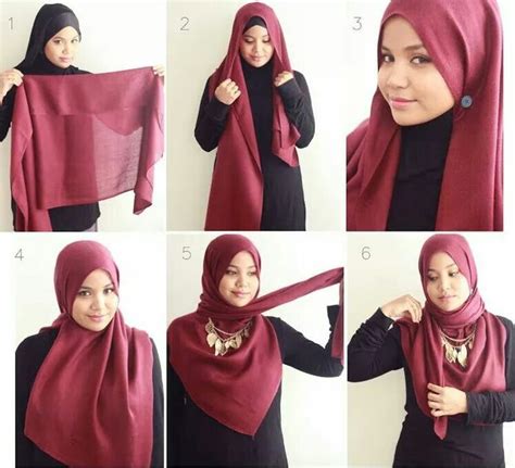 43 Best Hijab Scarf How To Images On Pinterest Hijab Styles Hijabs And Hijab Tutorial
