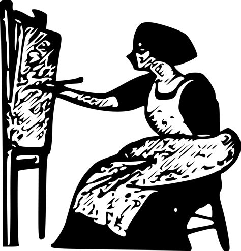 Library Of Woman Painter Clip Art Library Png Files