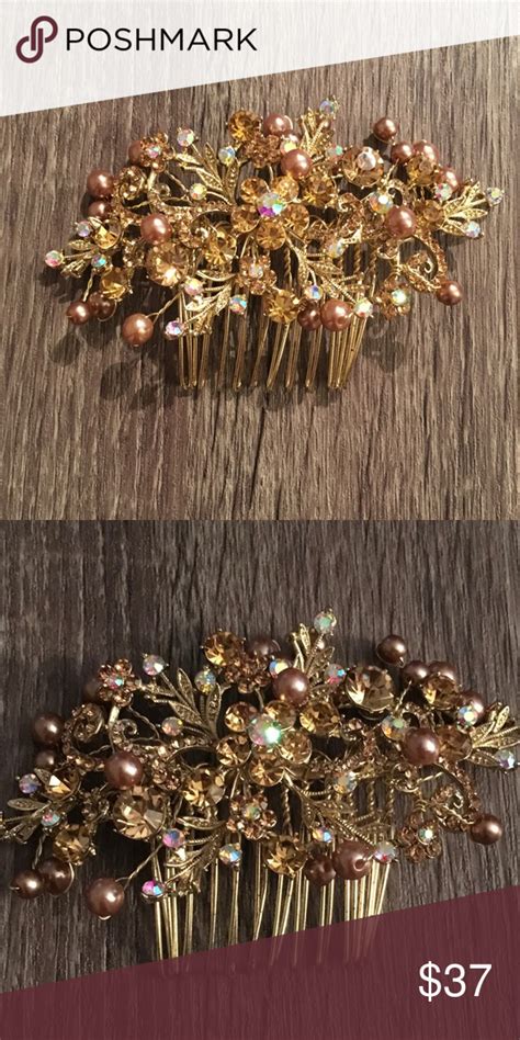 Nwot Gold Beaded Hair Piece Brand New Never Worn Bought For My