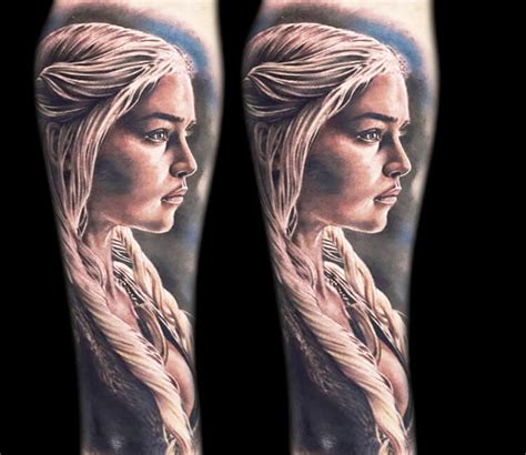 Well you're in luck, because here they. Daenerys Targaryen tattoo by Rob Richardson | Post 13741