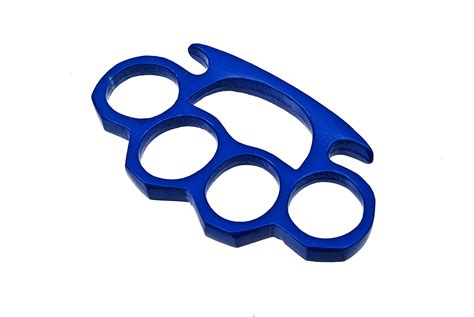Solid Steel Knuckle Duster Brass Knuckle Blue Panther Wholesale