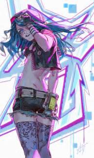 Neon Girl By Toniinfante Neon Girl Cyberpunk Art Character Art