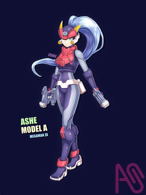 Ashe Model A From Megaman Zx Advent Zeroz Vi Illustrations Art Street