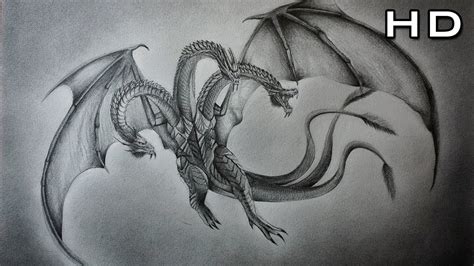 How To Draw King Ghidorah With Pencil Godzilla King Of The Monsters